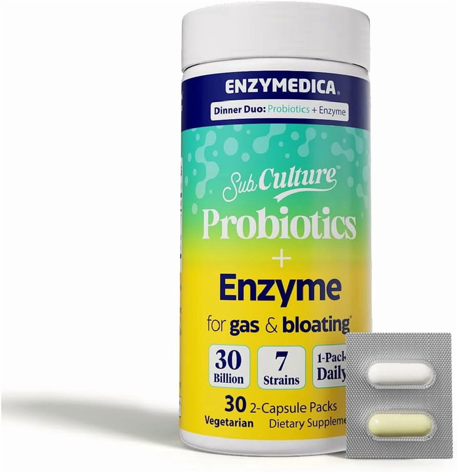 Enzymedica Kiwi Regularity - Human Enzyme Formula Supplement for