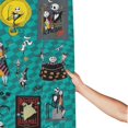thumbnail image 2 of Cortina de ducha de pesadilla antes de Navidad, 60 x 72 pulgadas, decoración de fiesta con calavera de terror, juego de decoración para bañeras y baños con 12 ganchos, 2 of 8