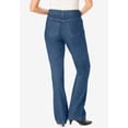 thumbnail image 2 of Woman Within Plus Size Perfect Wide-Leg All-Cotton Denim Five-Pocket Jeans, 2 of 6