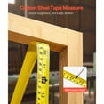 thumbnail image 3 of KFFKFF 2 Packs Tape Measure 25 ft Length, Measuring Tape with Retractable, Imperial and Metric ft/m Dual-Scale & ABS Case & Easy Read Steel Measurement Tool, 3 of 9