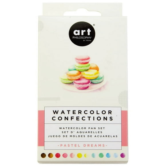 Prima Watercolor Confections Watercolor Pans 12/Pkg-Pastel Dreams