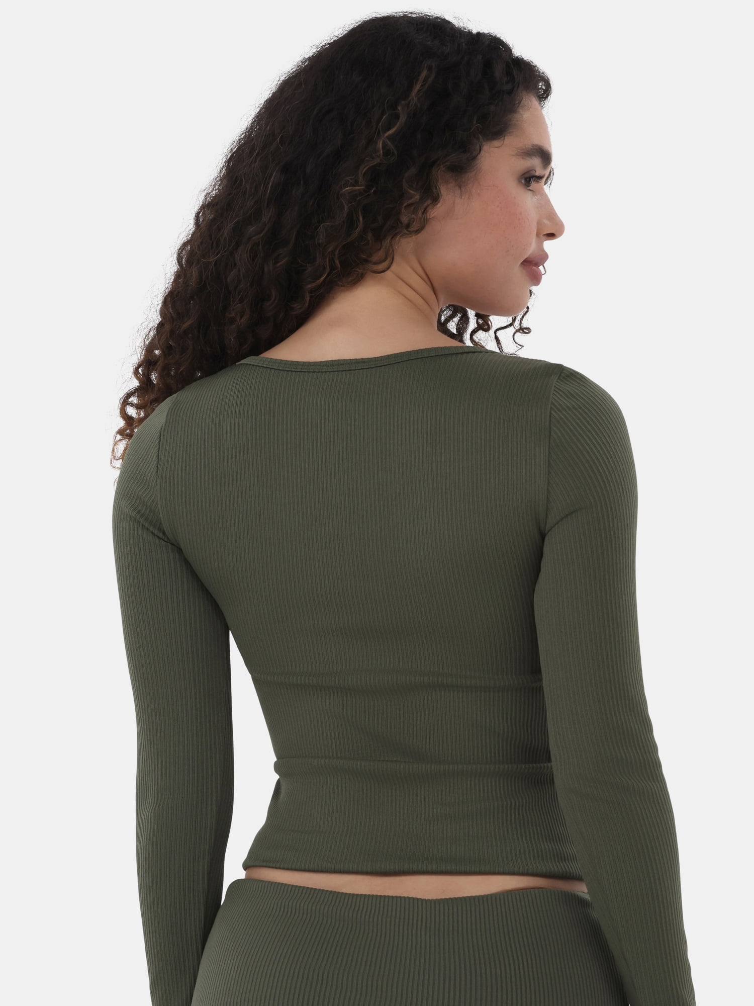 No Boundaries Seamless Scoop Neck Top, Women's