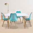 thumbnail image 3 of Mundo In Juego de Sillas Turquesa Eames Frankfurt Comedor 2 Piezas MUNDO IN Casa, 3 of 9