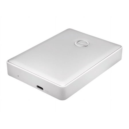 G-Technology - G-DRIVE mobile USB-C 4TB External USB 3.1 Gen 1 Portable Hard Drive - Silver