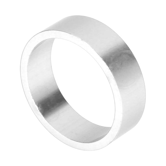 Unique Bargains Bike Headset Spacer, 10mm MTB Bicycle Headset Stem Fork Washer Universal for 1 1/8 Inch Front Stem Fork Threadless Aluminum Alloy Silver Tone