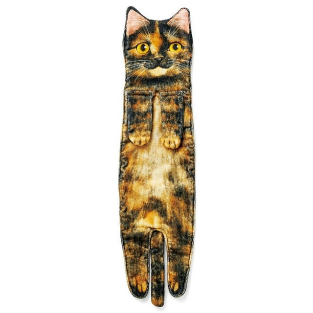 Cute Cat Towel Multipurpose Microfiber Face Towel Hangable Super Soft Absorbent Towel