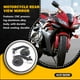 thumbnail image 4 of Paquete de 2 Motocicleta Vista trasera Espejos 360 ° Rotación de gran angular Visión Corrosión Resistente a la resistencia a mano Accesorios de ciclomotor plateado Jumpingount VI002053-04B, 4 of 7