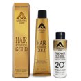 thumbnail image 1 of Hair Solution Gold 90 grams / 3.17 oz Hair Dye Red on Fire 4.65 Color - Hair Dye Permanent + Peroxide Cream Vol 30 + Hair Care Gloves, 1 of 8