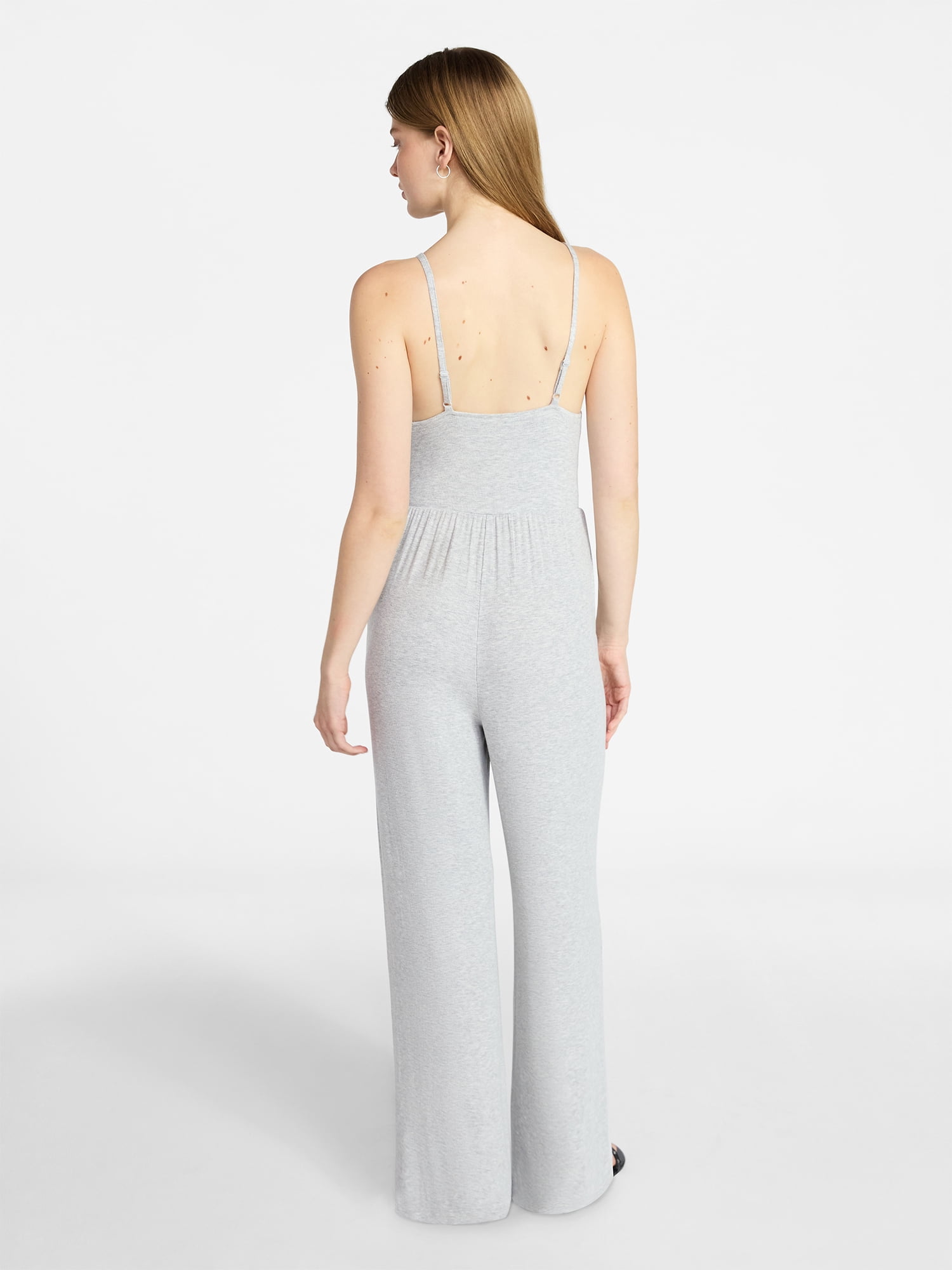 No Boundaries Sleeveless Cami Jumpsuit, Women's XXS-XXL