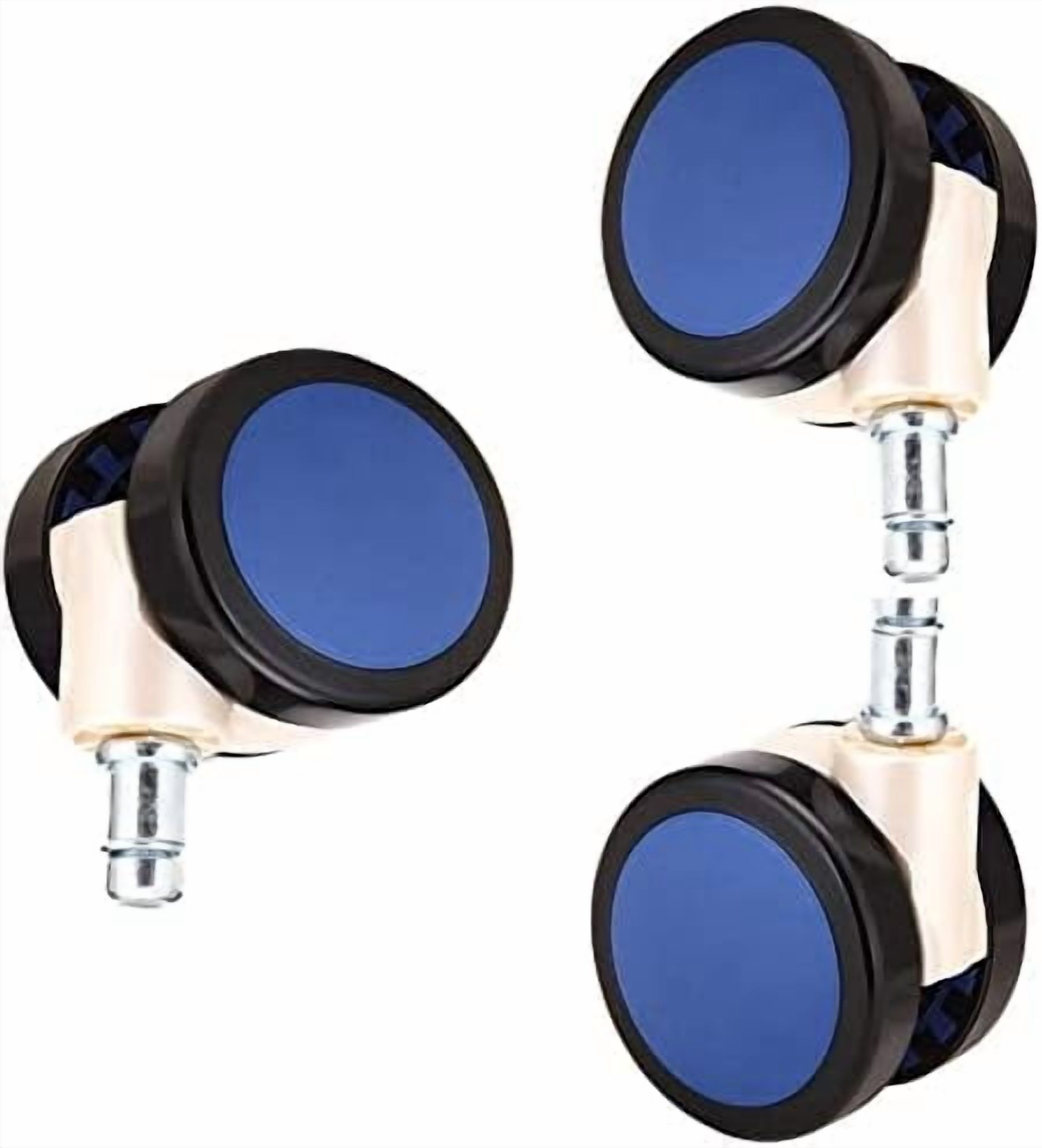 Gamvdout Office Chair Caster Wheels Furniture Swivel Caster Wheels PU Chair Replacement Castors Protect Your Hardwood Carpet/Tiles M1122mm 300lb Pack of 5 I