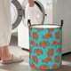 thumbnail image 5 of Fotbe Fun Octopus Cesto de Ropa con Asas, Cesto Impermeable de Gran Capacidad, Bolsa de Lavado para Dormitorio, Cesto de Ropa con Ruedas y Asas-Medium, 5 of 6