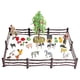 thumbnail image 1 of de de aves de corral con cerdo pollo perro modelo de construcción sólida mini árbol de verduras modelo, 1 of 9