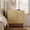 Oak, variant on Mid-Century Modern Nightstand with Doors, 31.5" Large End Table, Wooden Bedside Table Storage Cabinet for Bedroom, Living Room,Entryway
