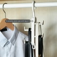 thumbnail image 4 of Purse Hanger for Closet,Detachable Handbag Hanging Hook Bag Storage Space Saver with 4 Hooks,Hanging Organizer for Scarf Handbag Belt Cabinet Finishing Storage Shelf, 4 of 5