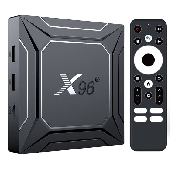 Android 14.0 Amlogic S905X5M X5 X96 M200 4GB RAM 64GB ROM with Dual Wi-Fi 2.4G/5.0G, BT 5.0/ 3D Ultra HD 8K/ H.265/ 1000M LAN/ USB 2.0