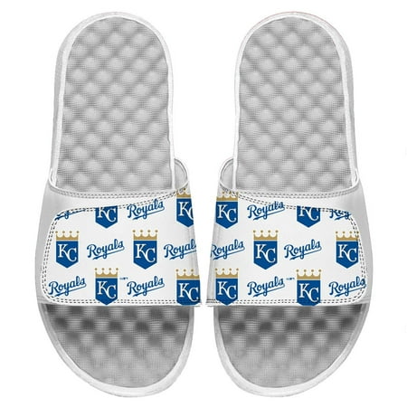 

Men s ISlide White Kansas City Royals Loudmouth Logo Slide Sandals
