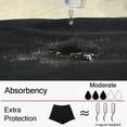 thumbnail image 6 of DHFJKG Womens Swim Shorts 4 Layer Leakproof Period Swimwear Bottoms High Waisted Solid Color Swimsuit Shorts, 6 of 8