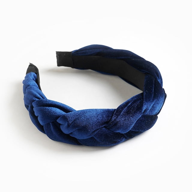 Diadema de terciopelo trenzado Sonducket Aro para el pelo