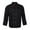 Black 2XL, variant on Black/ Apparel Unisex Long Sleeve Chef Coat For Household Use - Black, Black 2XL