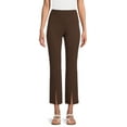 thumbnail image 2 of Time and Tru Women's Flare Ponte Pants, 2-Pack, 30" Inseam for Regular, Sizes XS-XXL, 2 of 5