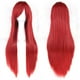 thumbnail image 3 of Peluca de anime cosplay foto de viaje de verano color cabello largo y liso pelucas con flequillo oblicuo, 3 of 6