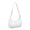 White, variant on KXF Women Leather Underarm Bag Crescent Shoulder Handbag Saddle Bag Chic Purse Satchel Purse