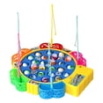 thumbnail image 1 of Juego Giratorio Montessori, Juguete para Niños, Entrenamiento de Habilidades, Juego de Mesa, Habilidad de Motor Fino, Juguete Educativo para 24 peces, 1 of 9