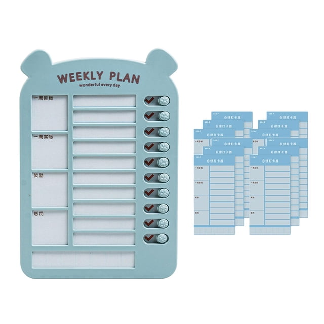 Tablero de lista Tablero de Lista Desmontable Tablero de Tablero de Planificación de Tareas Diarias , Azul
