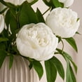 thumbnail image 5 of DAKIMOE 6 Pcs Artificial Peony Flowers 27" Silk Faux Peonies Stems for Wedding Home DIY Decor, 5 of 8
