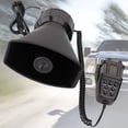 thumbnail image 2 of FARBIN Car Siren Horn 7 Tone Police Siren Vehicle Loudspeaker with Handheld Microphone Amplifier 12V 100W Emergency Sounds Siren Electric Horn with Mic PA Car Electronic Security Warning Alarm Horn, 2 of 5
