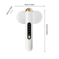 thumbnail image 3 of SSZMDLB under $5 Rechargeable Fabric Shaver with 4 Speeds, Dual Head Lint Remover for Clothing Sweater Pill Removal, Electric Fuzz Shaver with USB Charging for Home Travel Use, 3 of 9