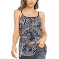 thumbnail image 6 of Vaslanda Women's Cami with Built in Bra Cup Casual Flowy Swing Pleated Tank Top with Adjustable Strap (S-4XL), 6 of 7