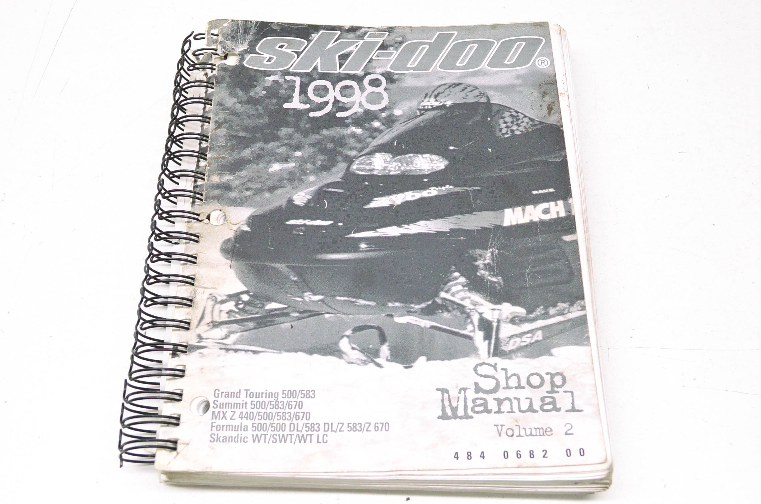 Ski-Doo 484068200, 484 068 200, 484-068-200 1998 Shop Manual Volume 2 QTY 1  - Walmart.com