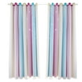 thumbnail image 1 of TFixol 2pc Curtain Simple Gradient Hollow-out Star Pattern Double Layer Blackout Bedroom Living Room Insulation Curtain, 1 of 6