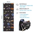 thumbnail image 2 of Red Mushroom Flower Black Pattern Hot Yoga Mat Towel Non Slip for Hot Yoga - Quick-Drying Yoga Mat Cover with 4 Corner Pockets with Travel Bag - Hot Yoga Towel Non Slip 70"x26", 2 of 6