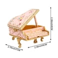 thumbnail image 7 of Jiibva Hand Painted Jewelry Box, Trinket Boxes Hinged, Enameled Piano Decorative Hinged Jewelry Trinket Box Rhinestone Jewelry Display Holder for Grils Women, 7 of 7