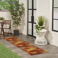 thumbnail image 4 of Nourison Nourison Essentials 2' x 6' Flame Modern Rug, 4 of 11