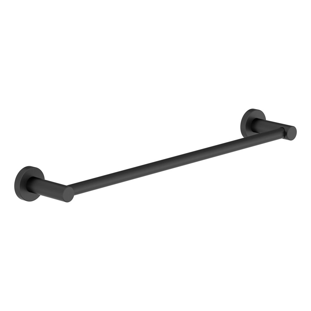 Dia 18" WallMounted Towel Bar in Matte Black