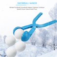thumbnail image 1 of Clip de bola de nieve de plástico de invierno para niños molde para hacer bolas de arena y nieve juguetes (individual) JShteea libre de BPA, 1 of 7