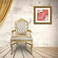 thumbnail image 3 of Marshall, Laura 12x12 Gold Ornate Wood Framed with Double Matting Museum Art Print Titled - Wildflower Daydreams VII Grateful Heart, 3 of 4