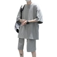 thumbnail image 3 of Conjunto De 2 Piezas De Camiseta Y Pantalones Cortos De Verano Para Hombre Nikou, 3 of 9
