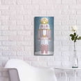 thumbnail image 6 of Luxe Metal Art 'Nutcracker III Blush' by Ryan Fowler, Metal Wall Art, 12"x24", 6 of 9