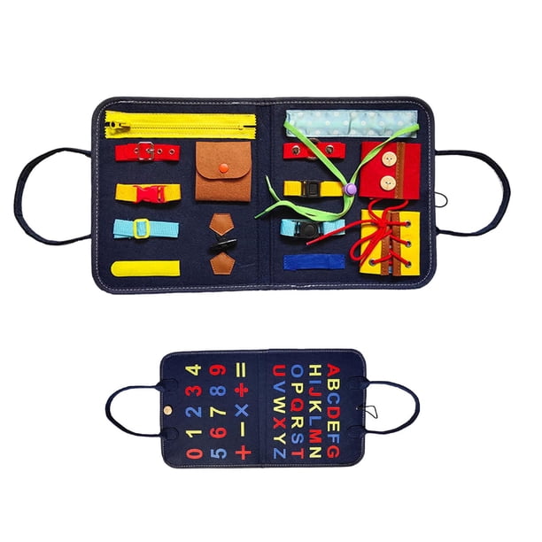 Tablero ocupado para Tablero de actividades sensoriales para Desarrolla básicas y Juguete - número Número de alfabeto Baoblaze juego de mesa ocupado