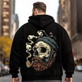 thumbnail image 2 of Big and Tall Men Hoodie Plus Size Hooded Sweatshirt Fleece Pullover 2XL H2 5KPD G11, 2 of 8