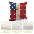 thumbnail image 4 of SHANXI American Flag Decorative Throw Pillow Cover for Sofa 24x24in, 4 of 5