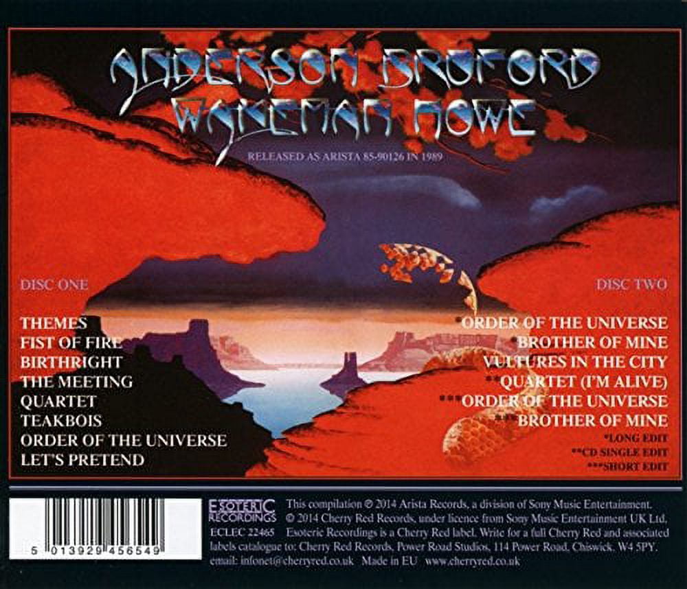 Anderson，Bruford，Wakeman，Howe 1990年 3CD SDB Live At