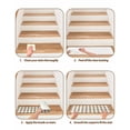 thumbnail image 5 of Stair Treads for Wooden Steps, Brown Plaid Peel and Stick Stair Treads with Adhesive, Spring Summer Farmhouse Buffalo Checkered Non Slip Indoor Stairs Runner Rugs Mats for Elders Dogs 8"x30"7PCS, 5 of 7
