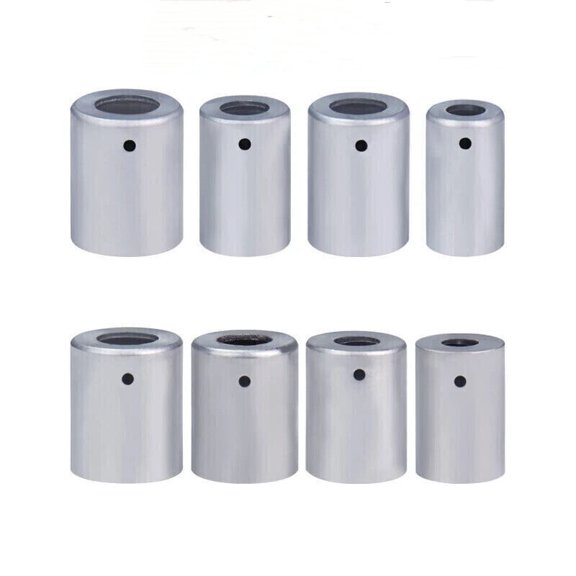 100pcs Crimp Ferrule Sleeve Car Air Conditioning Reduced Barrier Hose R134A