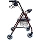 thumbnail image 3 of Andadera Rollator Magnimed 2 En 1 Silla y Andadera de Aluminio Color Vino Soporta hasta 110kg, 3 of 7