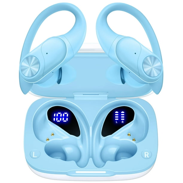 Auriculares Bluetooth, auriculares inalámbricos PocBuds, 80 horas de reproducción